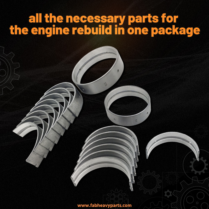 Overhaul Rebuild Kit for Mitsubishi L3E Hanix Excavator H22B H15B Plus-2 H15B-2